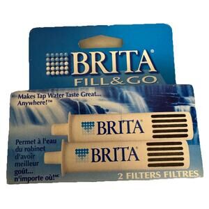 Brita Fill & Go Replacement Water Filters 2 in pack‎ Sealed
